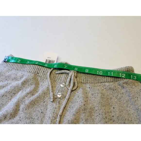 NWT Eberjey Paula Drawstring Shorts Speckled Grey S/M - Picture 4 of 8